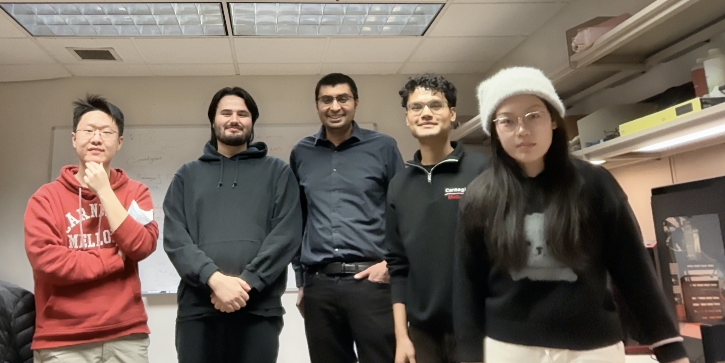 Group photo from the first lab meeting.